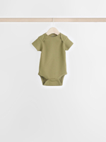 Боди с коротким рукавом для малышей Next K79-805, 5 шт., Хаки, Бежевый, Коричневый