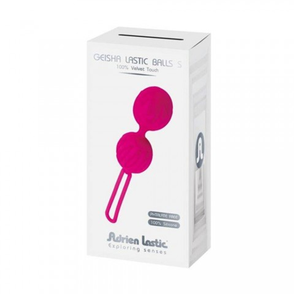 Вагинальные шарики Geisha Lastic Balls фуксия от Adrien Lastic (размер S)