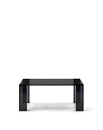 Журнальный столик Adularia из стекла темно-серого цвета 85 x 85