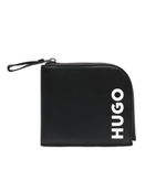 кожаный портмоне и брелок gbhm_coin ck hold HUGO - черный(50481641)