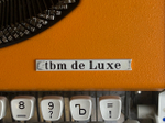 Машинка печатная "Unis TBM De Luxe" в оригинальном футляре, металл, пластик, Tvornica Biro Mašina, Югославия, 1970-1990 гг.