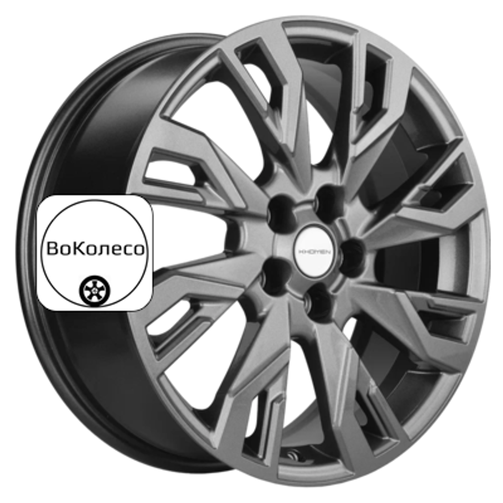 7x18/5x114,3 ET37 D66,5 KHW1809 (Dargo/Jolion) Gray Khomen Wheels