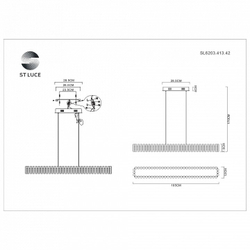 Подвесная люстра ST-Luce SL6203.413.42