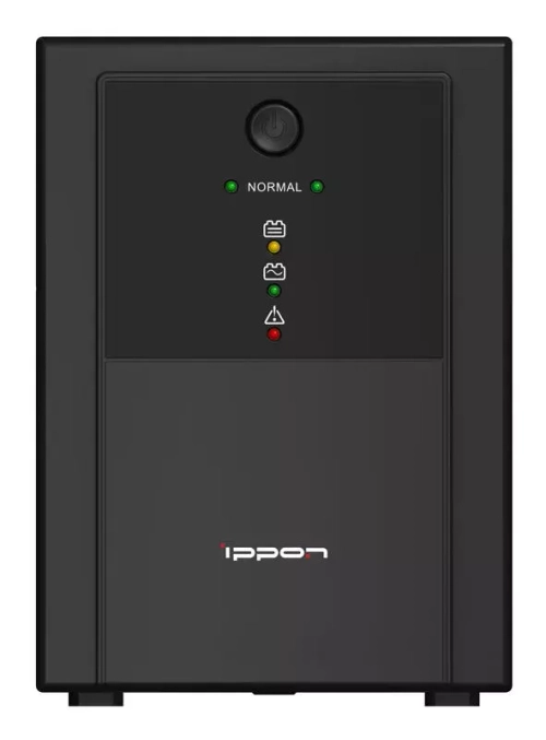 ИБП Ippon Back Basic 1500, 1500VA, 900Вт, AVR 162-280В, 6хС13, управление по USB, без комлекта кабелей