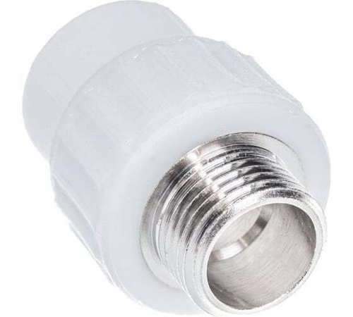 Муфта комб.нар.резьба 20*1/2" белый