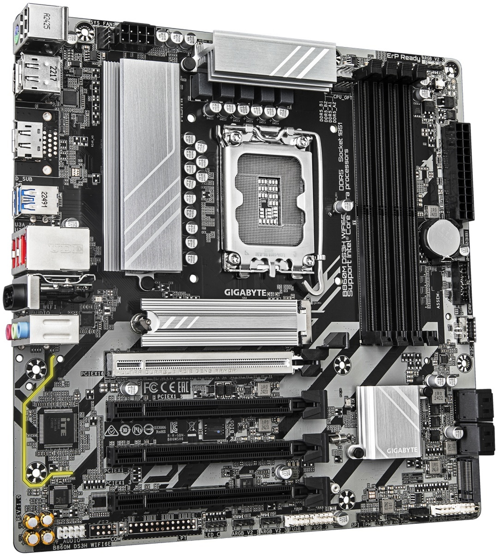 Материнская плата GIGABYTE B860M DS3H WIFI6E