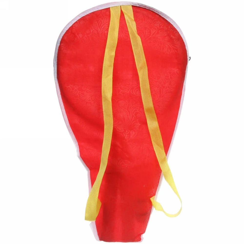 Бадминтон в наборе K-100, 6 предметов: 2 металлические ракетки 43 см, 3 волана, чехол (розовый)