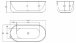 Ванна BelBagno BB401 170х80