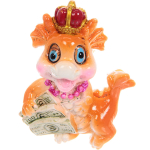 Магнит «Дракоша в короне» 6,5*5 см, микс