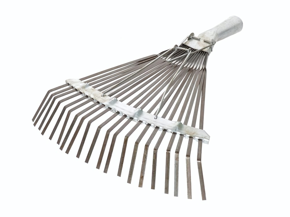 Грабли веерные 20-ти зубые пластинчатые раздвижные оцинкованные ГВ-С 647