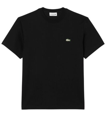 Мужская теннисная футболка Lacoste Printed Jersey - black