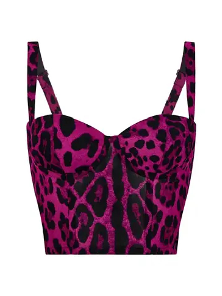 Корсет с принтом