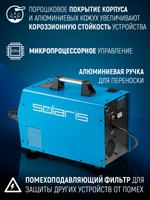 SOLARIS Полуавтомат сварочный с горелкой 3 м 6.16 кВт TOPMIG-226WG3