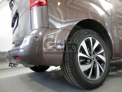 Фаркоп оцинкованный Galia C072A для Citroen Spacetourer 2016-, Peugeot Traveller 2016-, Citroen Jumpy 2016-, Peugeot Expert 2016-, Toyota Proace 2016-(паспорт и сертификат в комплекте)(без электрики)
