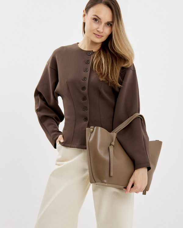 Сумка 525 03 тауп темный