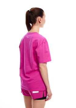 ФУТБОЛКА ЖЕНСКАЯ COTTON TEE V-NECK-SUPER PREMIUM | PURPLE