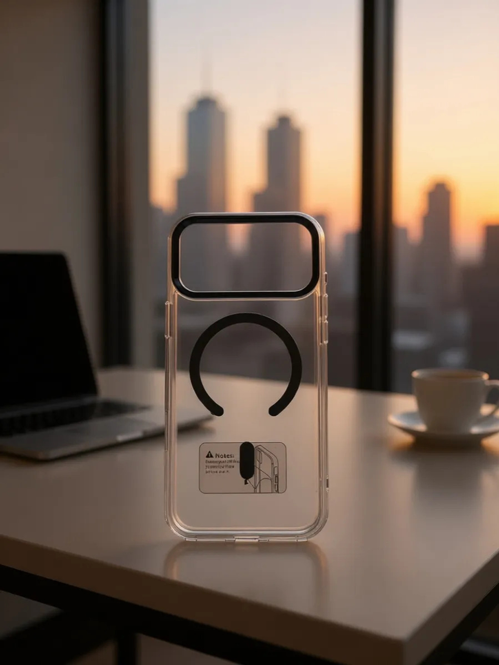 Прозрачный чехол Crystal Loop Case для iPhone 17 Pro Max