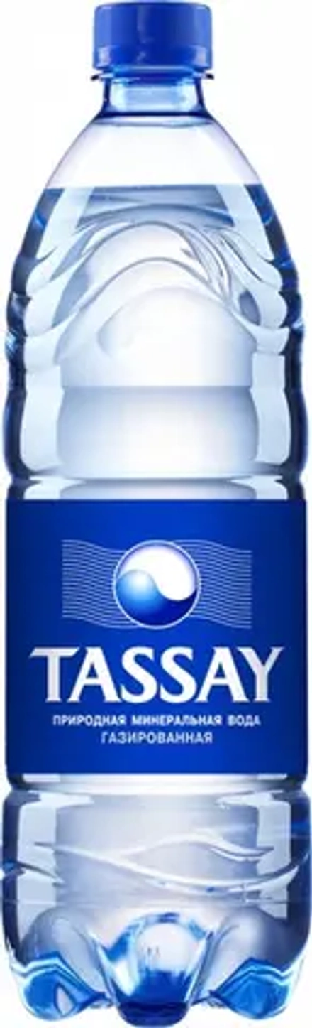 Вода природная минеральная Тассай Газированная / Tassay Sparkling 1л - пэт
