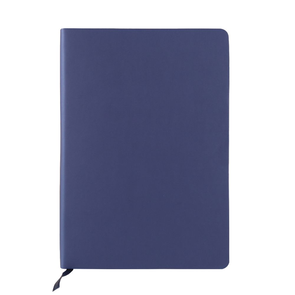 Блокнот NIKA soft touch Синий