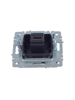 BRITE Розетка HDMI РHDMI-0-БрА алюминий IEK