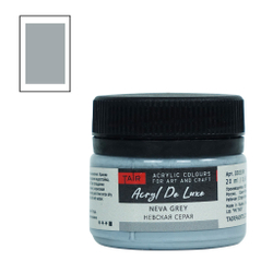 Краска акриловая АКРИЛ-ХОББИ Де Люкс невская серая 20 мл (0303199)