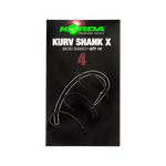 KORDA Крючок Kurv Shank-X №4 с бородкой 10шт