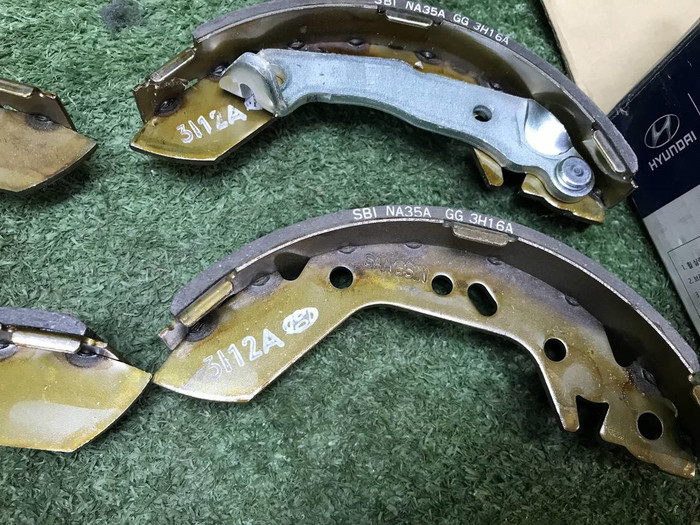 Колодки тормозные Hyundai Accent (1999-2012)