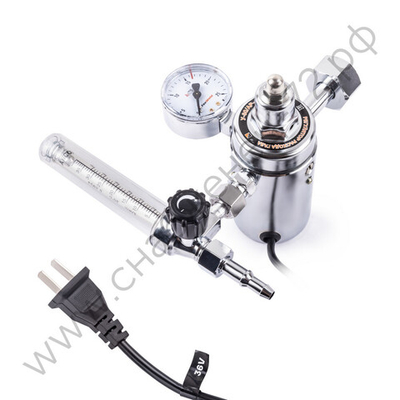 Регулятор расхода газа У-30/АР-40-1P-36В (универсальный, 1 манометр, подогреватель, латунь)