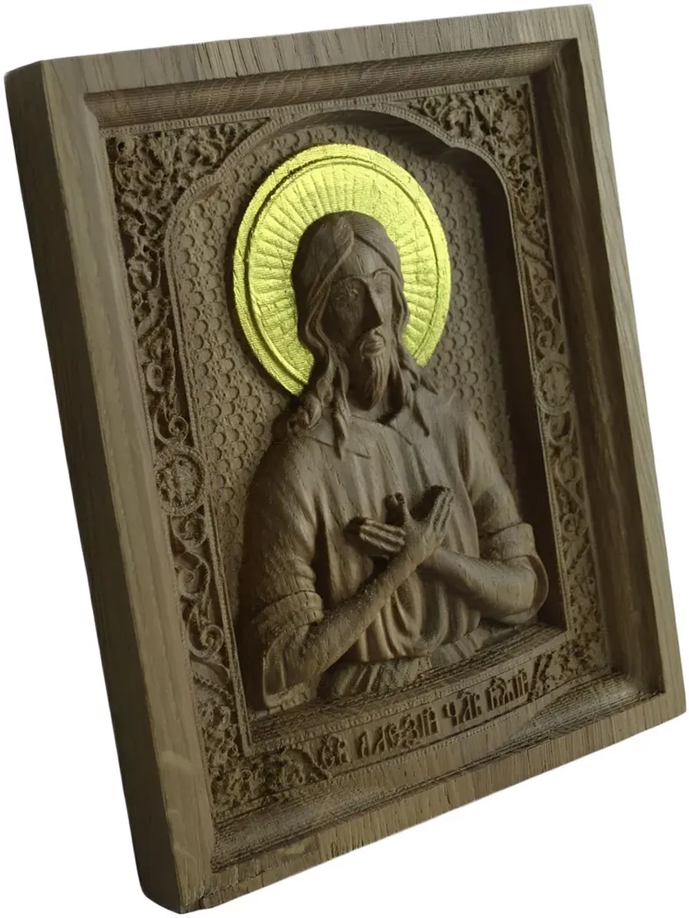 Освященная Икона Алексий Человек Божий Преподобный из дуба