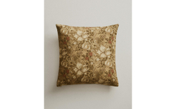 Zara Home наволочка декоративная из льна, горчичный, 45x45 см