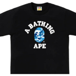 A Bathing Ape Bathing Ape Ss26 Футболка черный синий