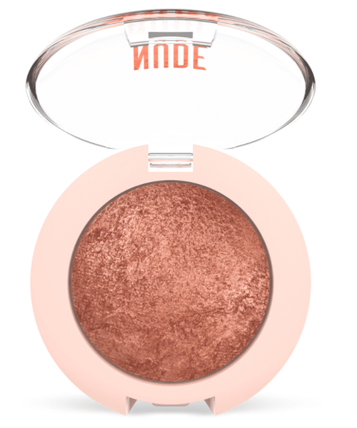 Запеченные тени golden rose nude look matte &amp; pearl baked eyeshadow - rosy bronze