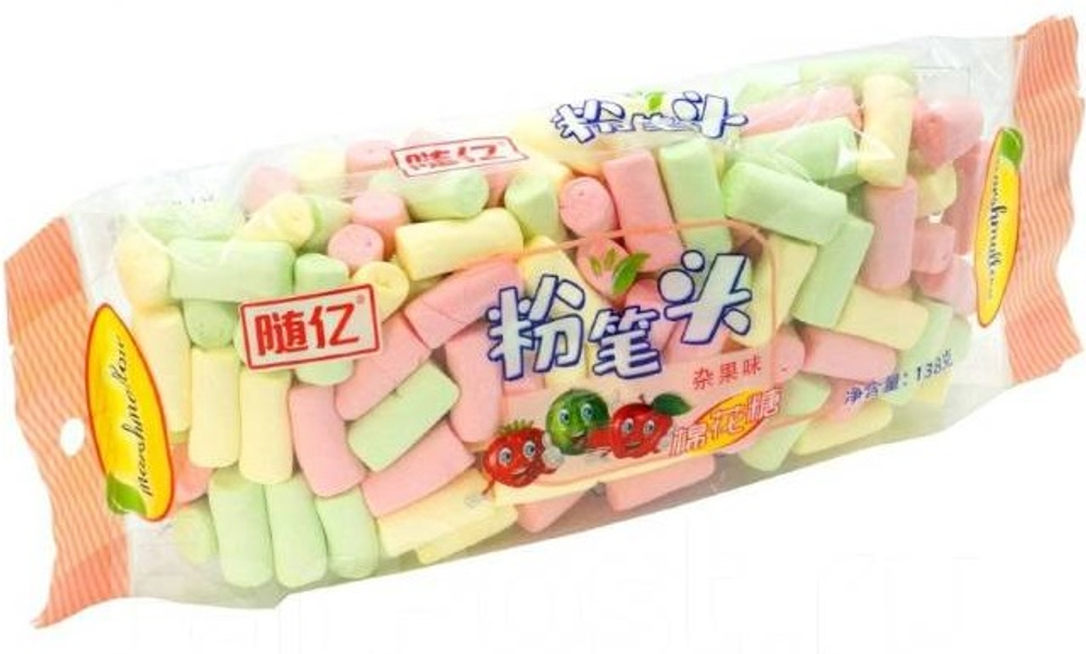 Маршмеллоу разноцветные палочки 138гр