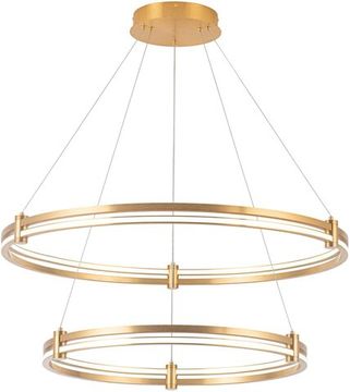 Люстра подвесная LED 60W 2800К-6500К 4006/05/02P латунь Tooring Stilfort