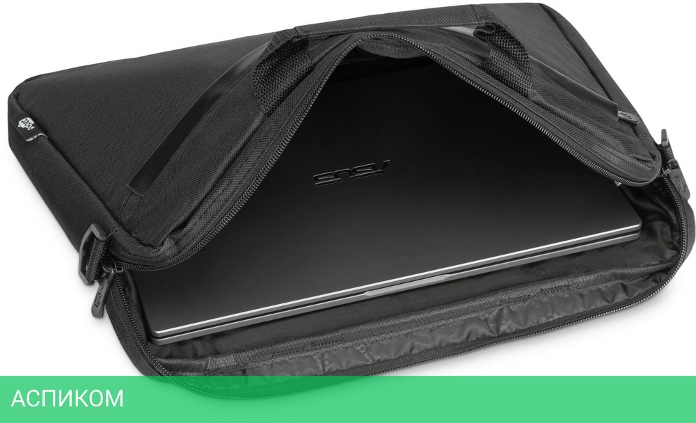 Сумка для ноутбука PC Pet HQ Classic черный (PCP-1002BK)