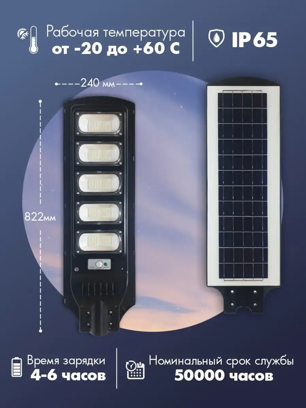 Светильник на солнечной энергии STD300