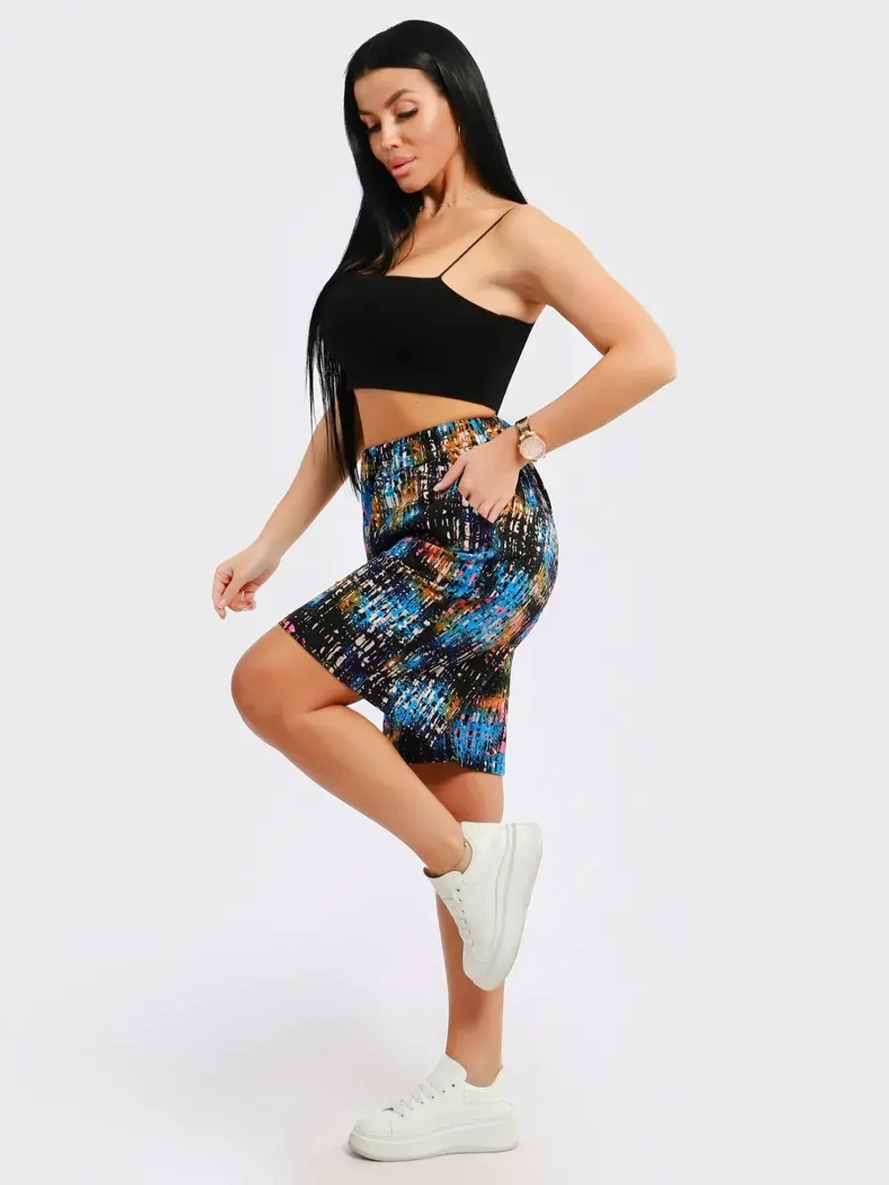 Шорты женские большие размеры