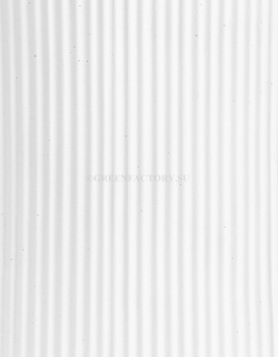 Кашпо TREEZ ERGO - серия Jet - Цилиндр - Белый камень