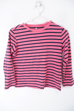 Лонг Uniqlo в полоску на 7/8 лет