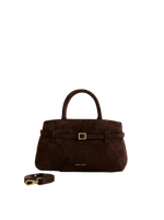 Сумка Manu Atelier Le Cambon 25 Deep Brown Suede