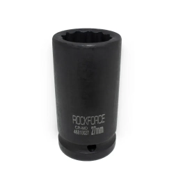 Головка ударная глубокая 27мм 12гр. 3/4'' RockForce##Rock FORCE RF-46810027
