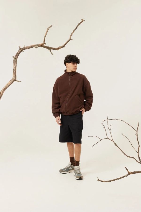 Куртка Флисовая FCF Logo Jacket
vol.2 коричневая - фото 7