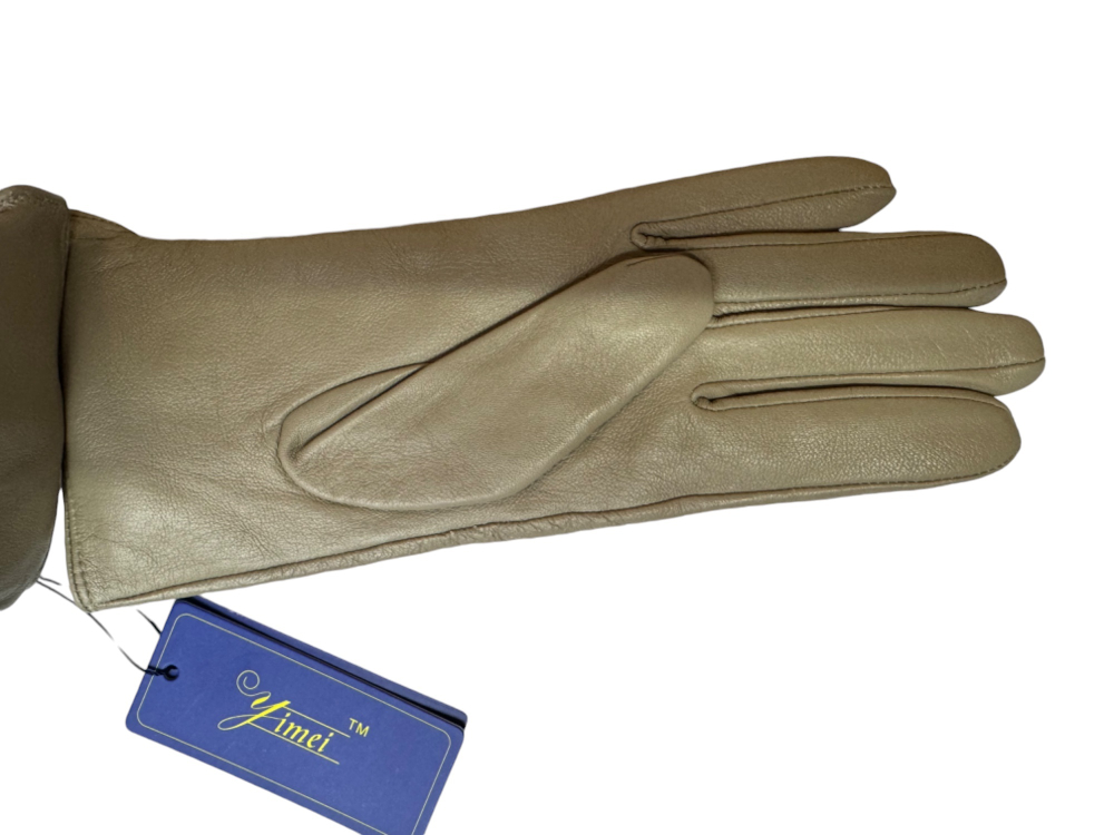 Перчатки. Женские. Материал верха: Кожаные. Подклад: Трикотаж-шерсть. 10 шт в упаковке.