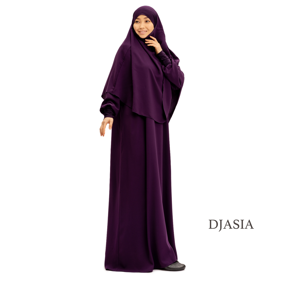 SET: DRESS WITH KHIMAR FROM MEDINA SILK (One size)