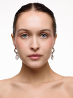 Серьги "Lovely" с горным хрусталем Silver