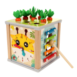 Развивающая игрушка деревянная Сортер обьемный 6 в 1, коробка C-41841