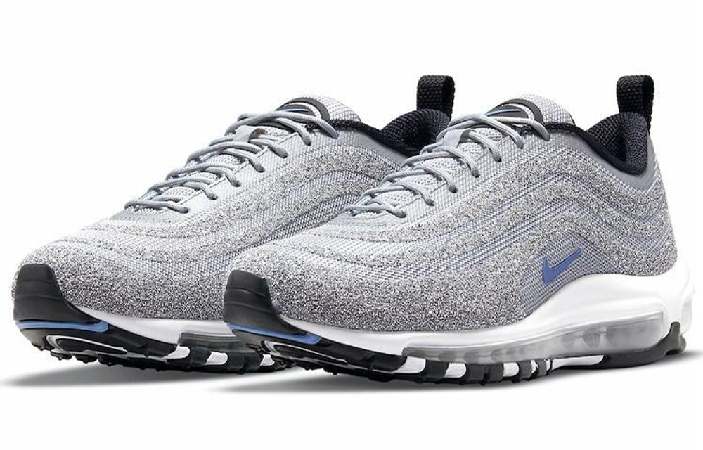 Кроссовки Swarovski X Nike Air Max 97 Swarovski "Polar Blue" (Женская размерная сетка)