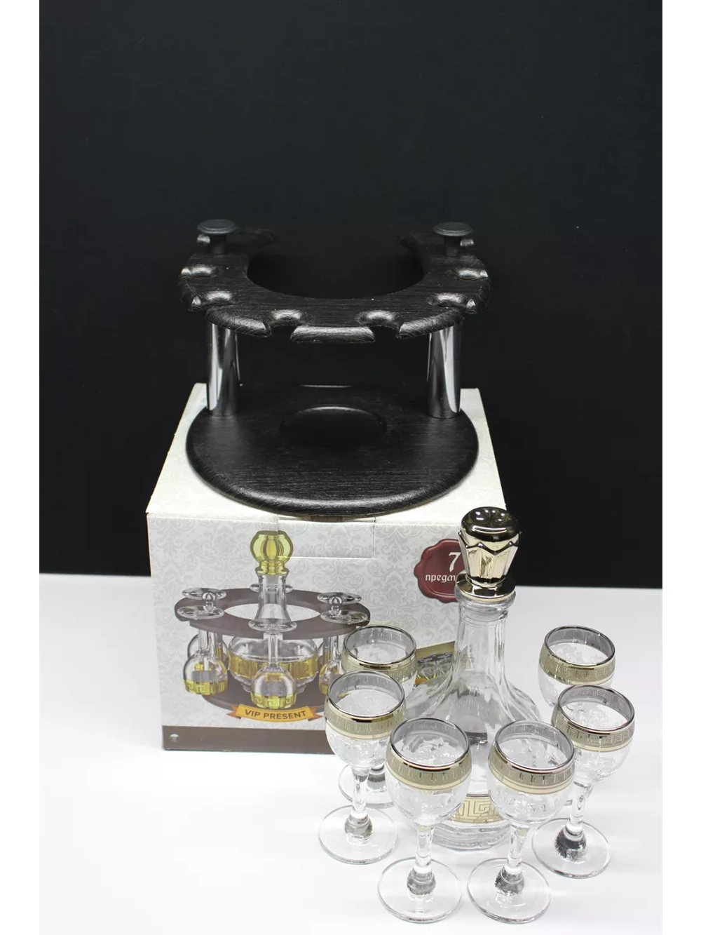 Подарочный набор рюмок для водки и графин