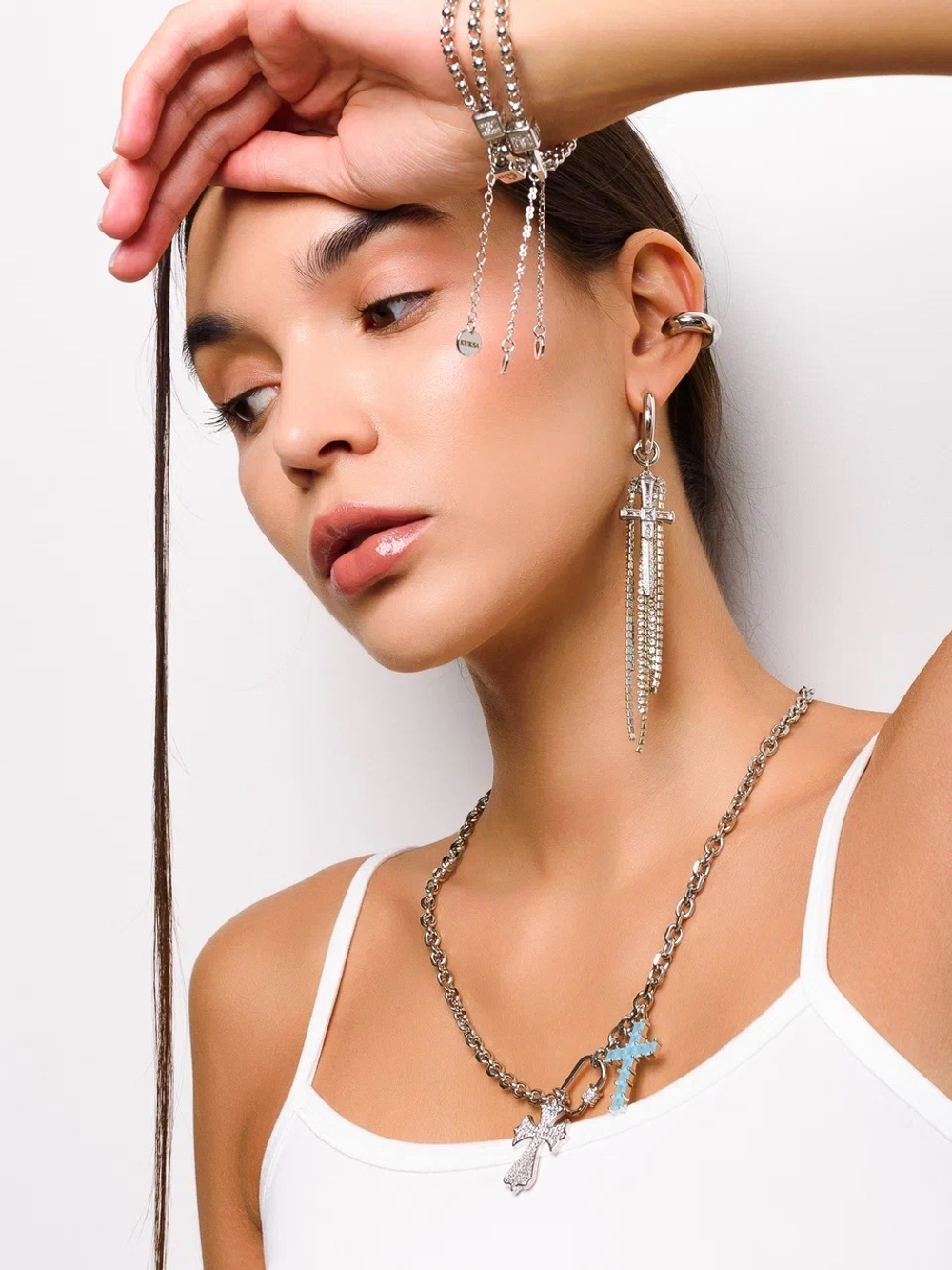 Серьги "Sword Gloss"
