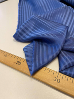 Подкладочная жаккардовая вискоза с узором (100%вискоза, Голубая гамма/вертикальная полоска, 145, 85 гр/м2)